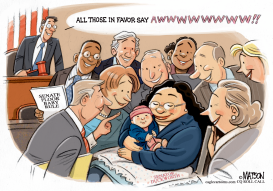 BABIES NOW ALLOWED ON SENATE FLOOR by RJ Matson