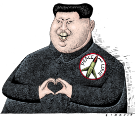 KIM PEACE AND LOVE by Osmani Simanca