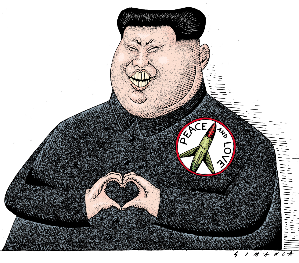  KIM PEACE AND LOVE by Osmani Simanca