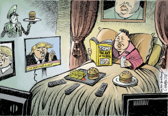 KIM PREPARES TO MEET TRUMP by Patrick Chappatte