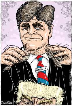 SHAWN HANNITY PULLS THE STRINGS by Wolverton