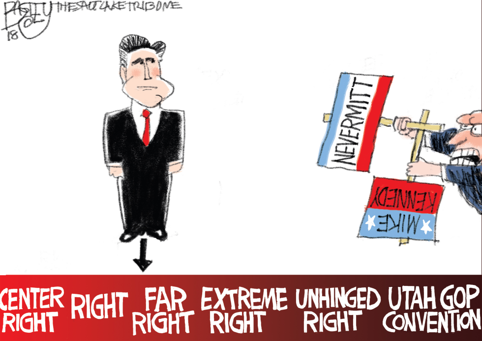  MITT ROMNEY by Pat Bagley