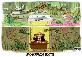 SCOTT PRUITT SWAMPPROOF BOOTH by RJ Matson