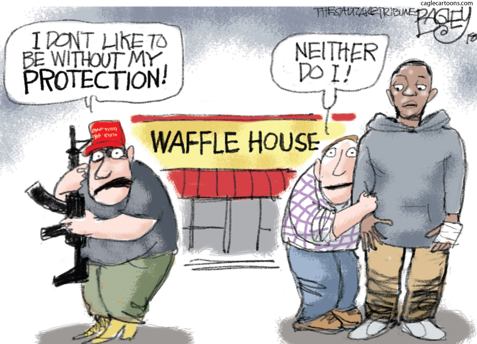  WAFFLE HOUSE by Pat Bagley