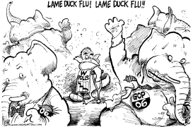 LAME DUCK FLU by Mike Lane