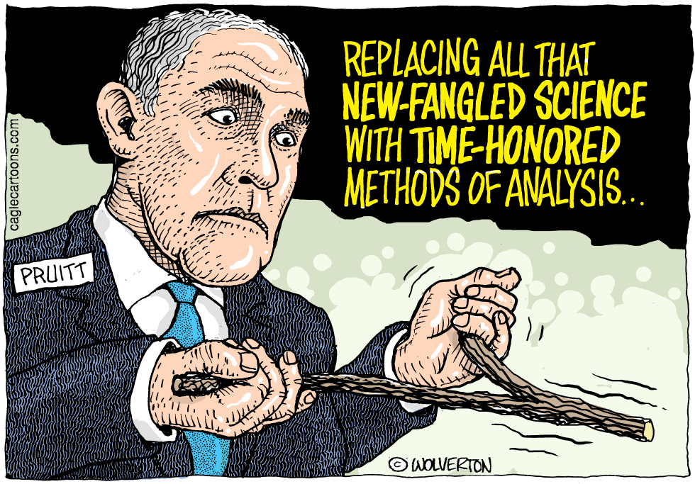  PRUITT DUMPS SCIENCE by Wolverton