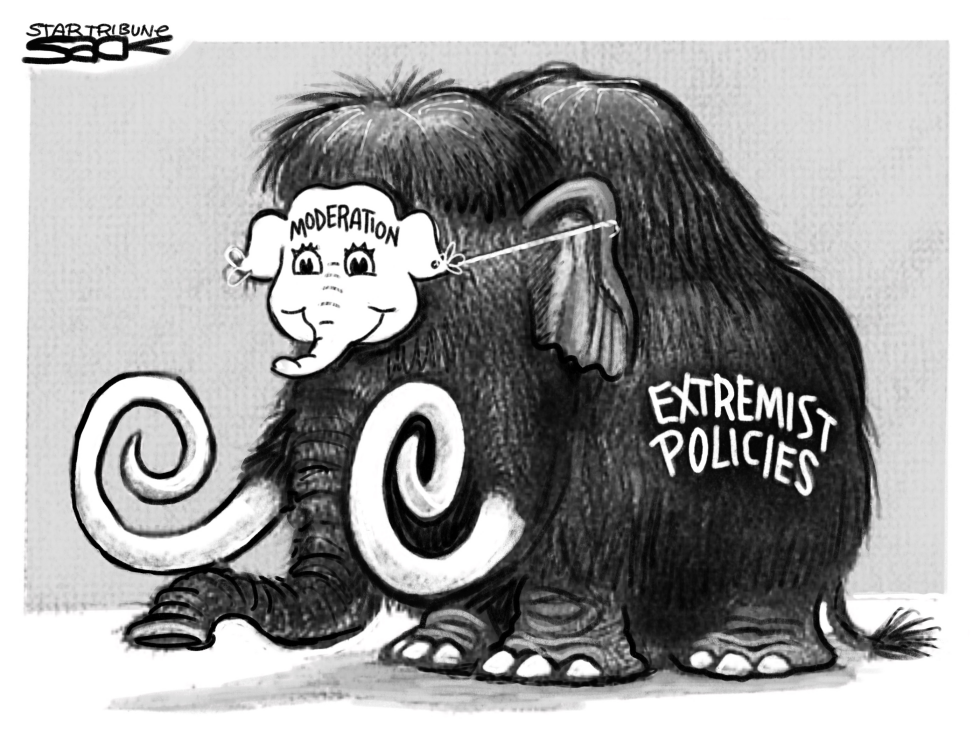  GOP WOOLLY MAMMOTH by Steve Sack