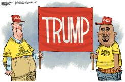 KANYE MAGA by Rick McKee