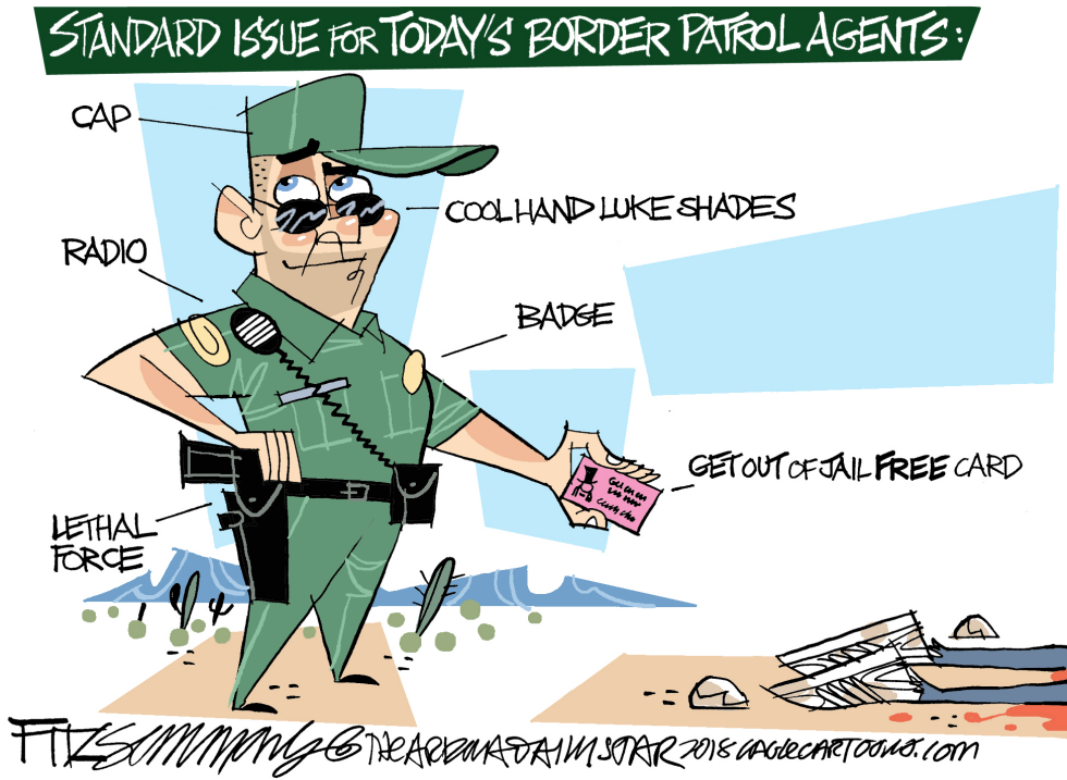  BORDER PATROL by David Fitzsimmons