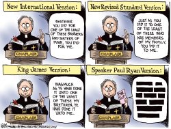 PAUL RYAN'S BIBLE by Kevin Siers