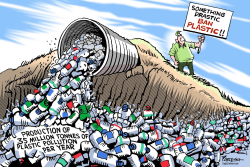 PLASTIC POLLUTION by Paresh Nath