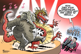 INDIA AND CHINA by Paresh Nath