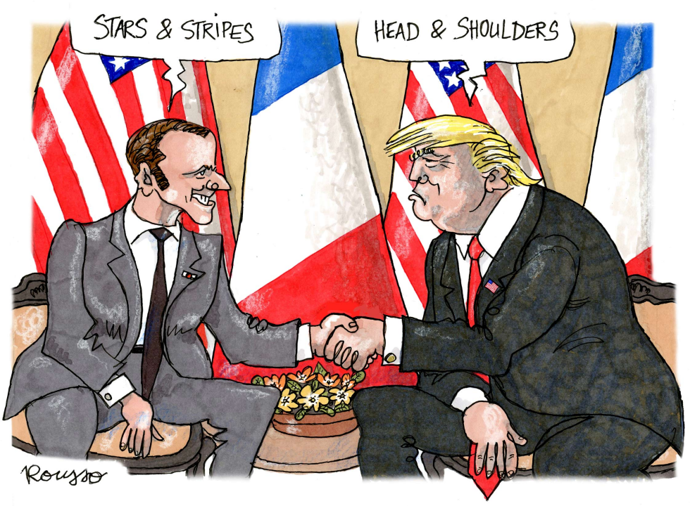  TRUMP AND MACRON by Robert Rousso