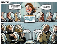 WOLF DINNER by Steve Sack