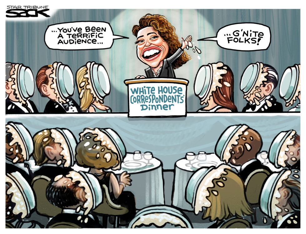  WOLF DINNER by Steve Sack