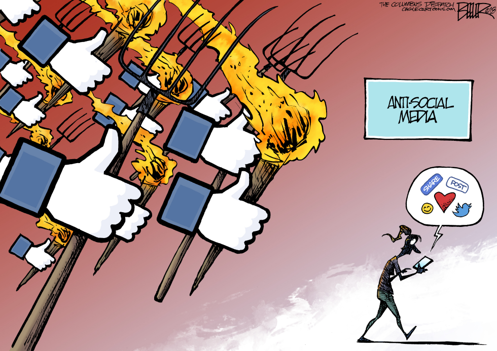  ONLINE MOB by Nate Beeler