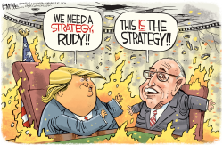 GIULIANI STRATEGY by Rick McKee