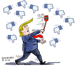 TRUMP IS NOT POPULAR/TRUMP NO ES POPULAR by Arcadio Esquivel