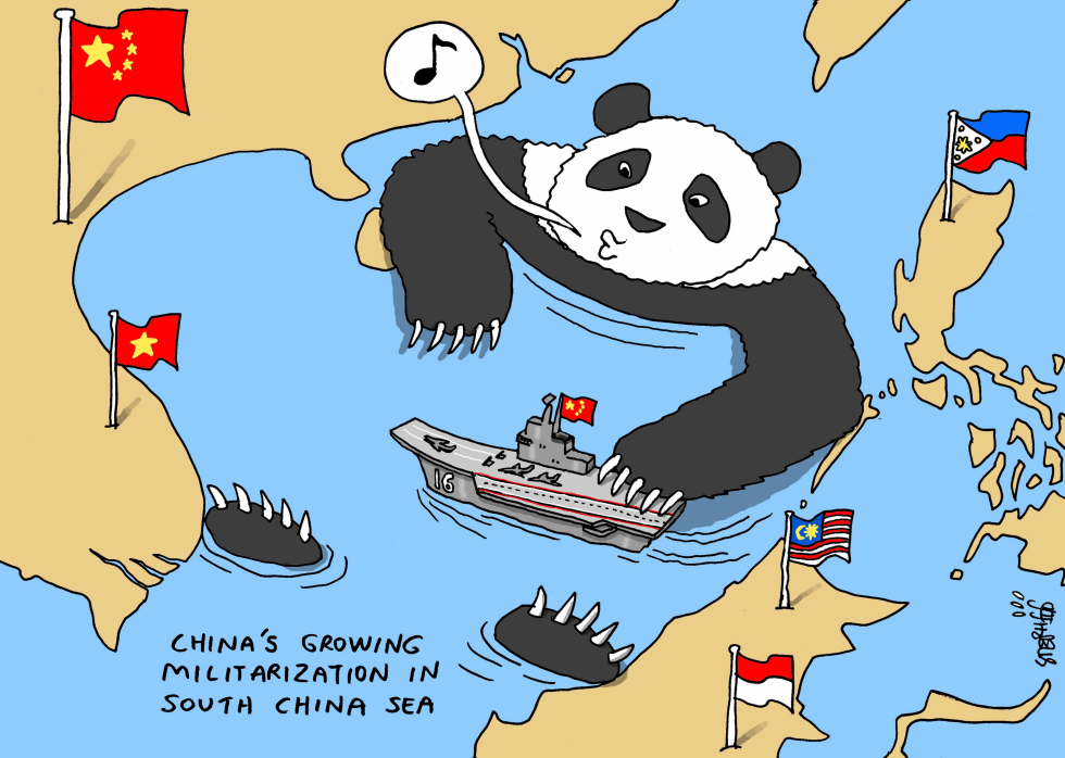  CHINA 'S GROWING MILITARIZATION IN SOUTH CHINA SEA by Stephane Peray