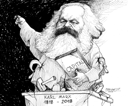 KARL MARX- BIRTHDAY BOY by Petar Pismestrovic