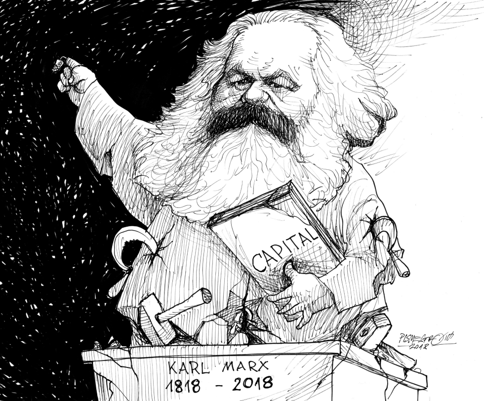  KARL MARX- BIRTHDAY BOY by Petar Pismestrovic