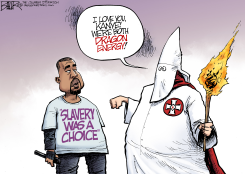 KANYE WEST by Nate Beeler