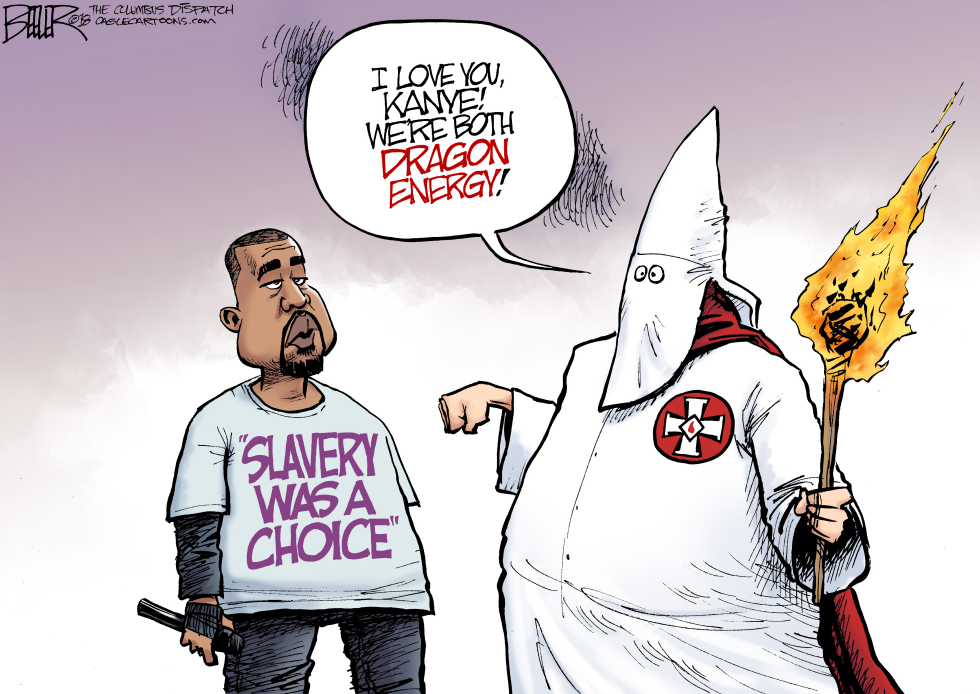  KANYE WEST by Nate Beeler