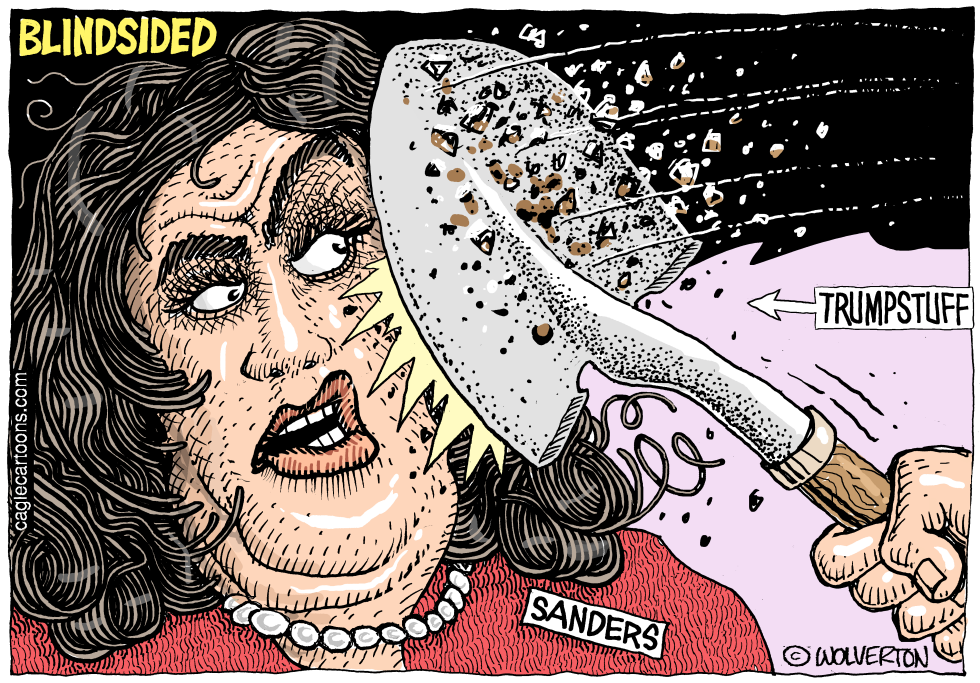  SARAH SANDERS BLINDSIDED by Wolverton