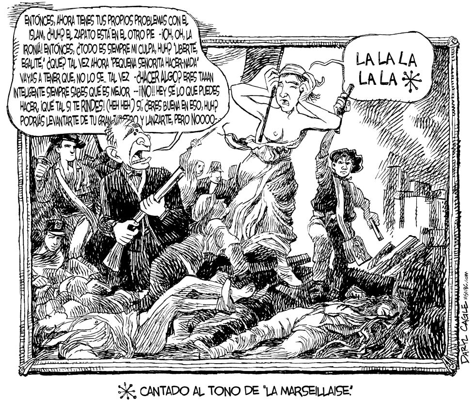  FRANCIA Y EL ISLAM by Daryl Cagle