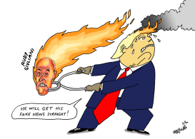 GIULIANI AND TRUMP by Stephane Peray