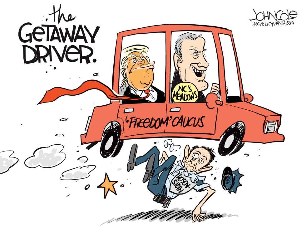  TRUMP'S GETAWAY DRIVER by John Cole