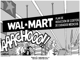 CUIDADO DE LA SALUD EN WAL-MART by RJ Matson