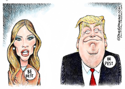 MELANIA BE BEST INITIATIVE by Dave Granlund