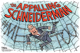 THE APPALLING SCHNEIDERMAN by Rick McKee