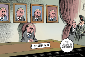 PUTIN BEGINS HIS 4TH TERM by Patrick Chappatte