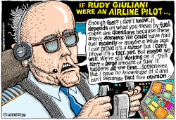 IF GIULIANI WERE A PILOT by Wolverton