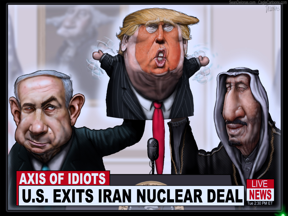  IRAN DEAL TRUMP NETANYAHU SALMAN by Sean Delonas