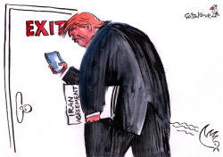 TRUMP LEAVING IRAN DEAL by Christo Komarnitski