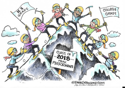 GRADS 2018 CLIMB by Dave Granlund