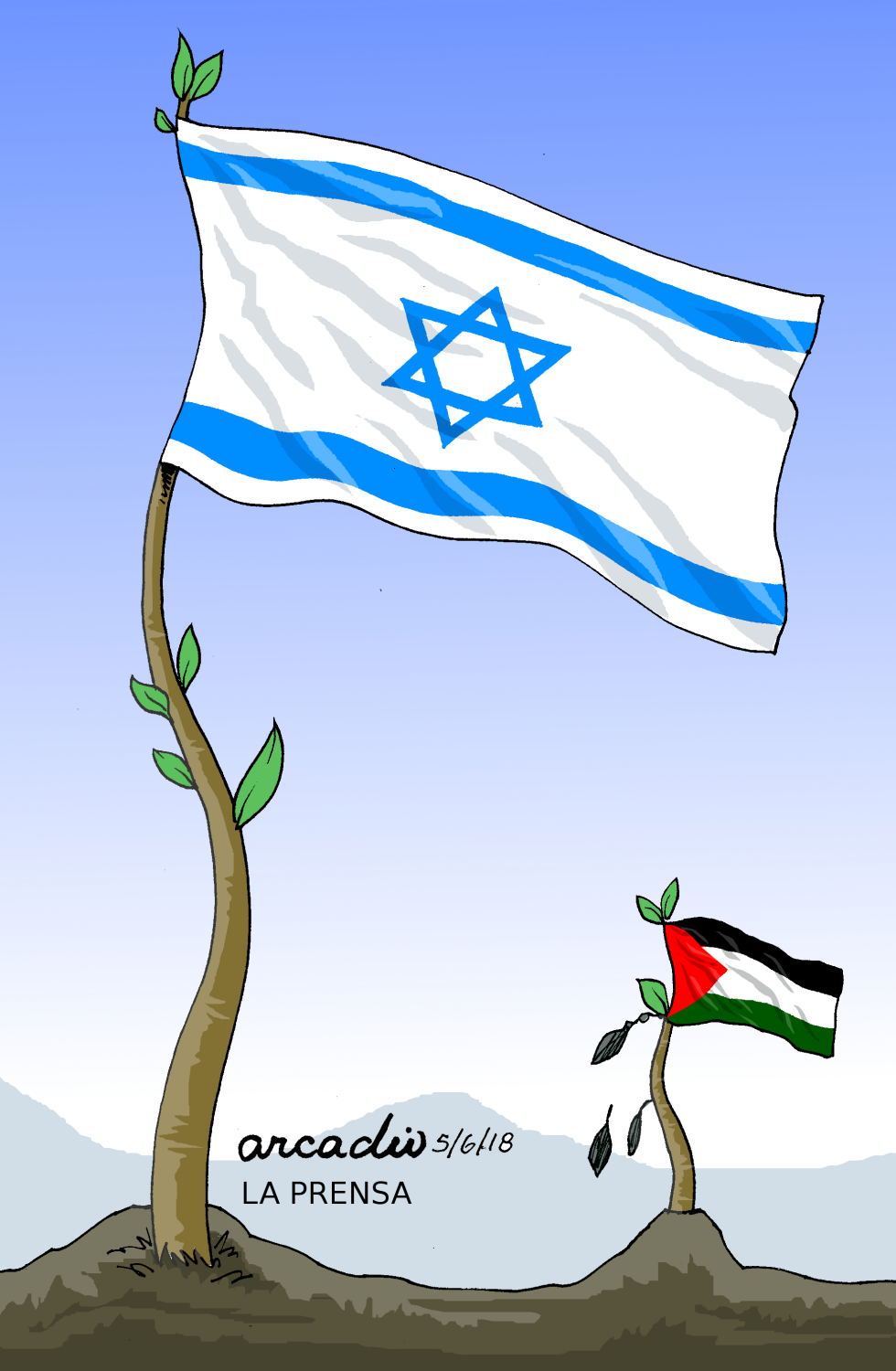  ISRAELI AND PALESTINIAN DIFFERENCES by Arcadio Esquivel