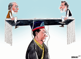 CHINA BALANCE PAKISTAN AND INDIA by Sabir Nazar