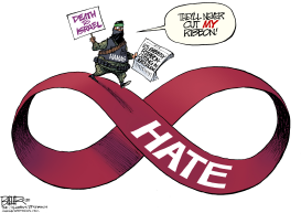 HAMAS HATE by Nate Beeler