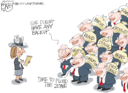 DYING NEWSPAPERS by Pat Bagley