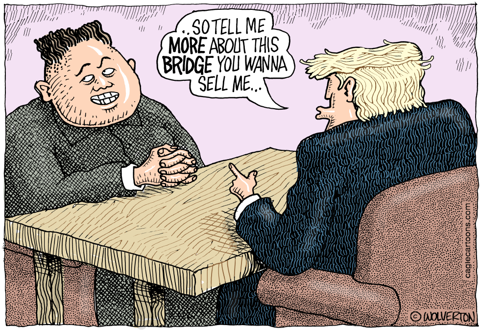  TRUMP KIM SUMMIT by Wolverton