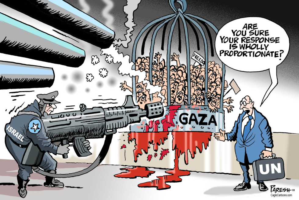  ISRAELI GAZA RESPONSE by Paresh Nath