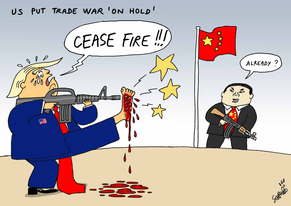  TRADE WAR WITH CHINA ON HOLD by Stephane Peray