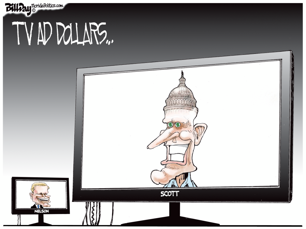  TV AD DOLLARS FLORIDA by Bill Day