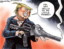 TRUMP'S LITTLE FRIEND by Kevin Siers