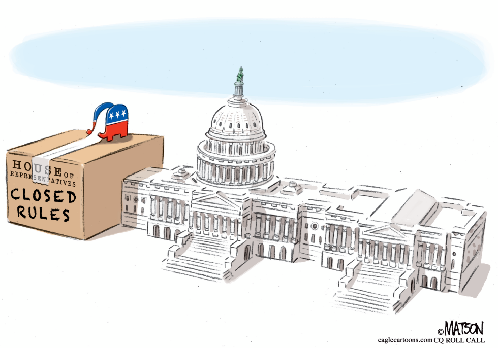  REPUBLICANS RUN HOUSE OF REPRESENTATIVES UNDER CLOSED RULES by RJ Matson