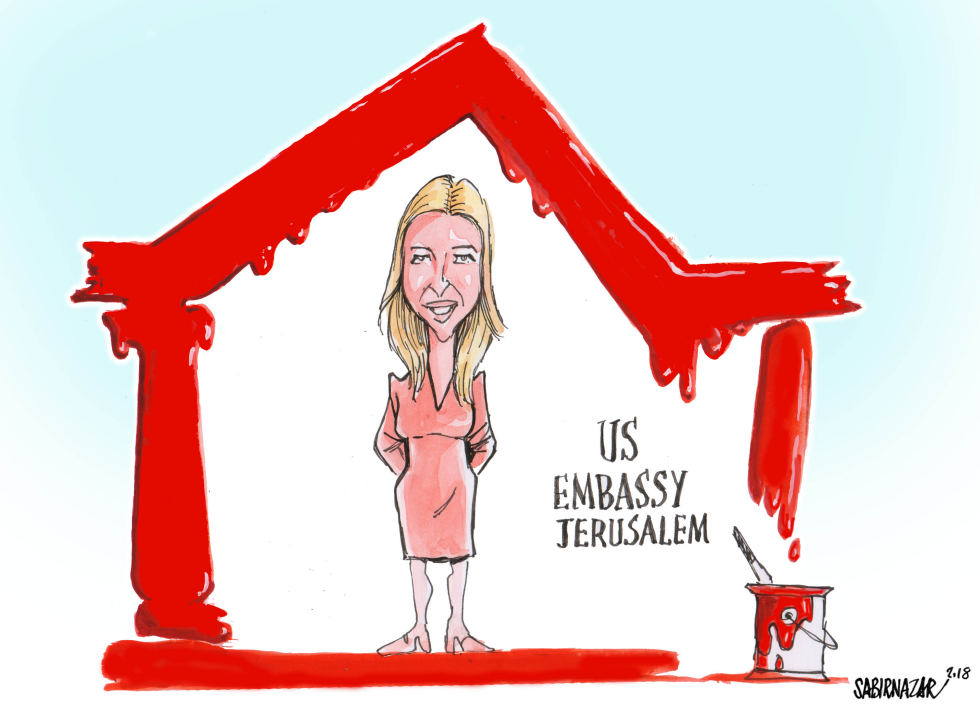  IVANKA TRUMP IN JERUSALEM by Sabir Nazar